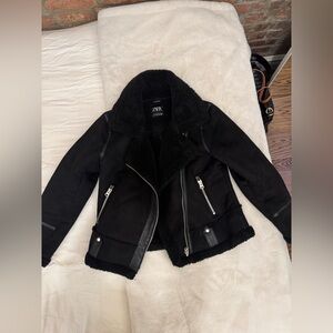 Black Zara coat!
